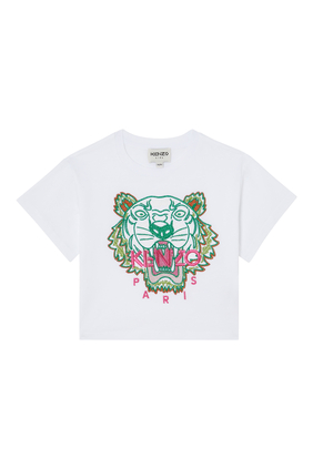 Tiger-Print T-Shirt