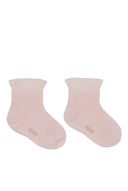 Romantic Net Baby Short Socks