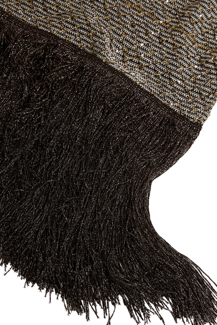 Sequin Dégradé Knit Shawl