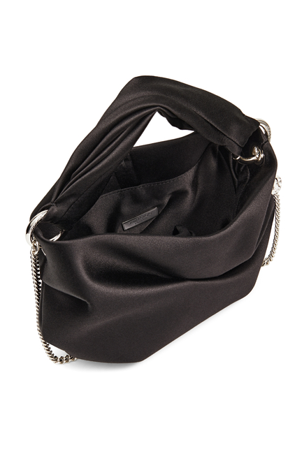 Bonny Black Satin Bag