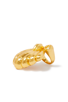 Mariana Ring, 24k Gold-Plated Brass