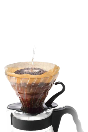Hario Glass V60 Coffee Dripper 1-4 Cups