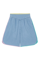 Kids Wide-Leg Cotton Shorts