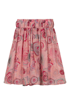 Kids Spiral Print Skirt