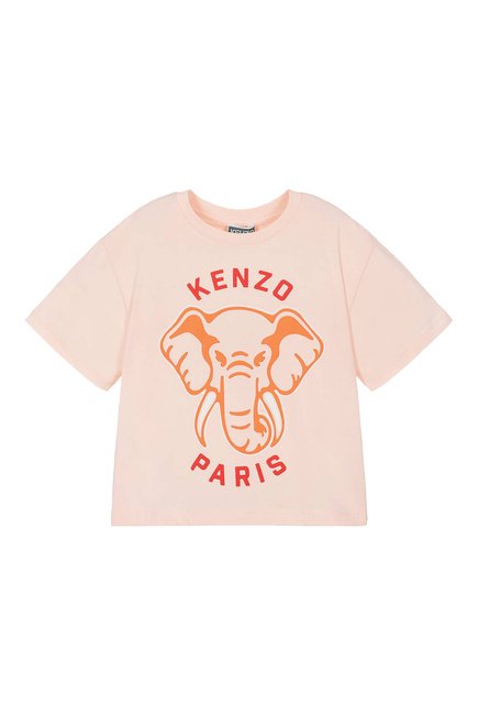 Kids Cotton Elephant T-Shirt