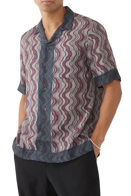 Printed Wave Shirt