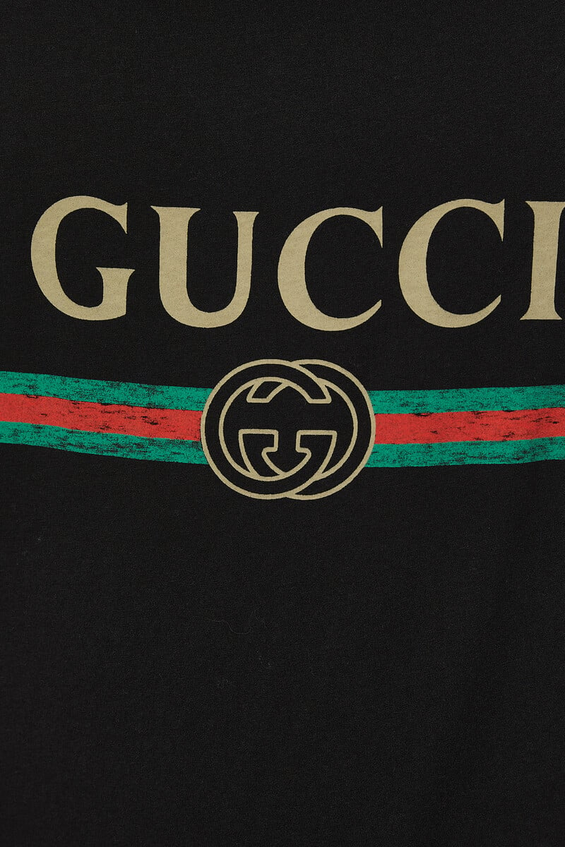 Buy Gucci Logo Print Cotton T-Shirt for Mens | Bloomingdale's Kuwait