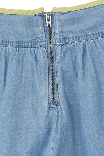 Kids Wide-Leg Cotton Shorts