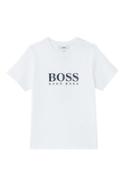 Kids T-Shirt with Boss Print