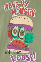 Kids Burger Monster T-Shirt