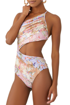 Cira Spliced One-Piece Swimsuit