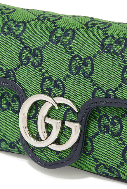 GG Marmont Multicolour Super Mini Bag