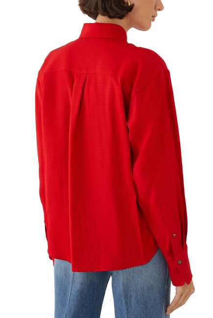 Cropped Long Sleeve Shirt