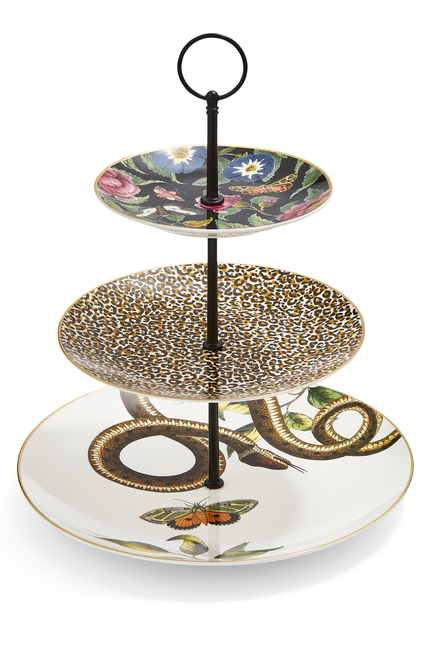 Creatures of Curiosity 3-Tier Cake Stand