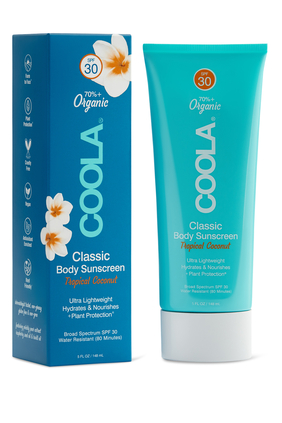 Tropical Coconut – Classic Body Organic Sunscreen Lotion SPF30