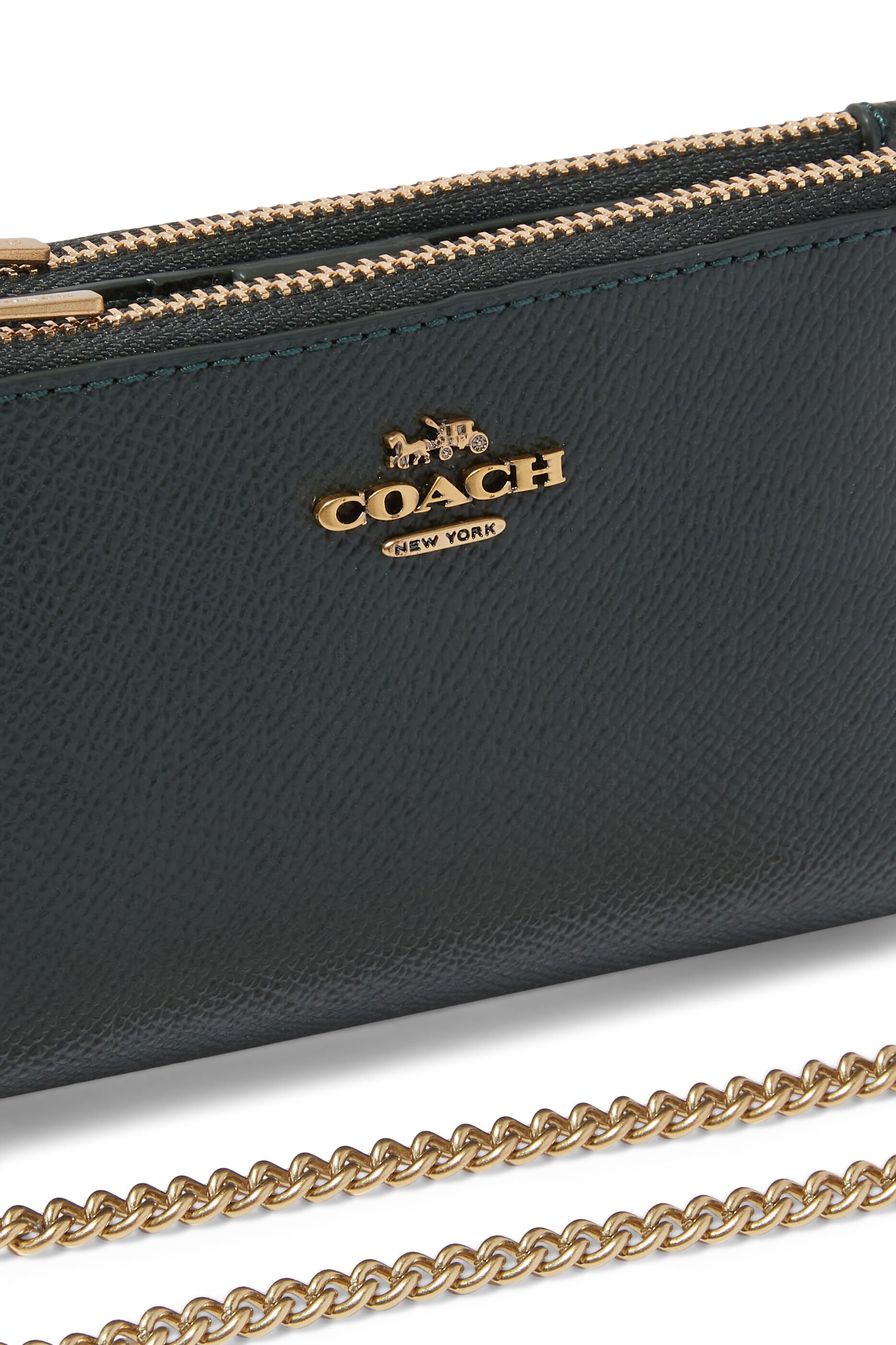 coach crossgrain card case