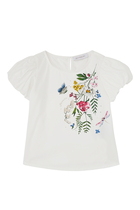 Kids Floral Print T-Shirt