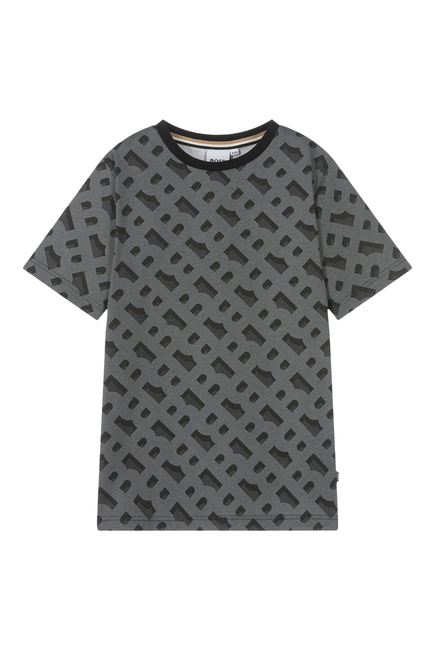 Kids Monogram Jacquard T-Shirt