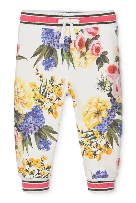 Kids Printed Floral Sweatpants