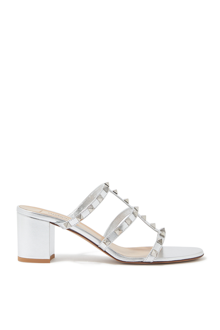 Rockstud 60 Leather Sandals