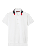 Cotton Stretch Piquet Polo Shirt