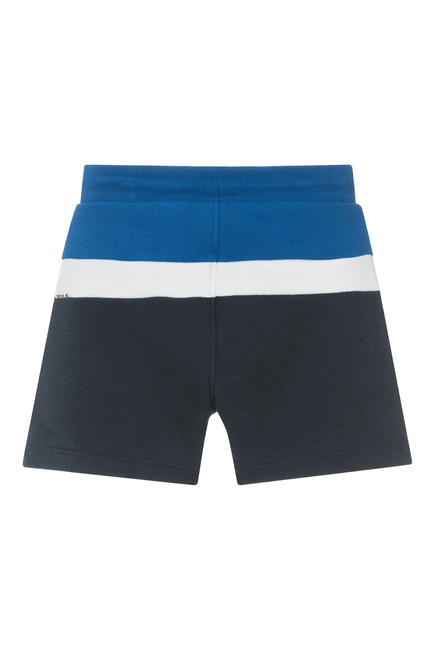 Kids Colorblock Logo Shorts