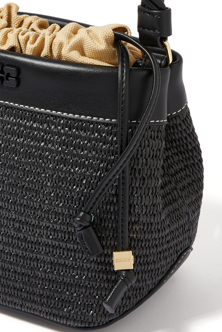 Bou Bucket Raffia Bag