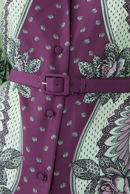 Paisley Print Silk Shirt