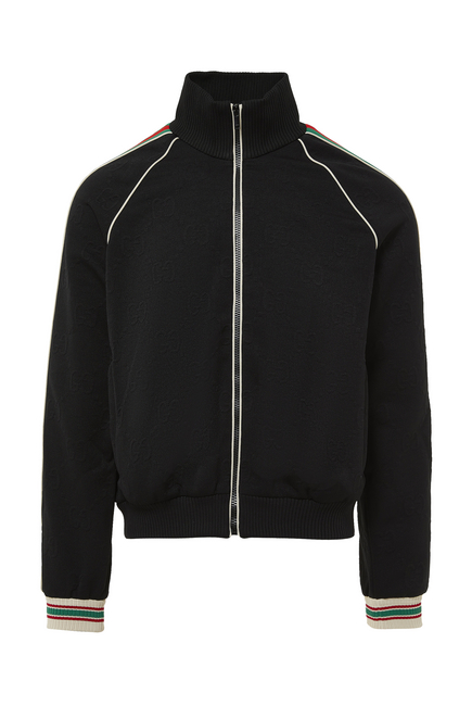 GG Jacquard Jersey Zip Jacket