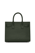 Classic Sac de Jour Nano in Crocodile-Embossed Shiny Leather