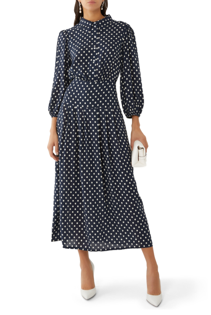 Izzy Polka Dot Shirt Dress