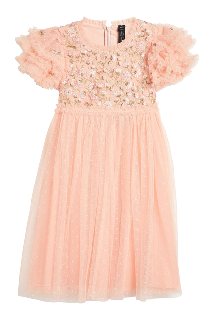 Kids Posy Bodice Tulle Dress