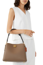 Willow Pebble Leather Shoulder Bag