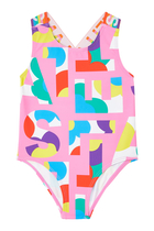 Graphic One-Piece Swimsuit