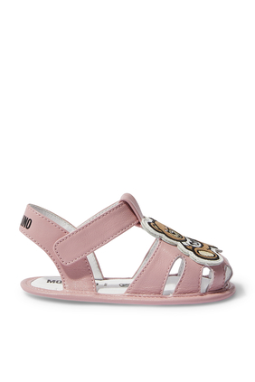 Toy Bear Patch Sandals