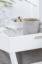 Matte White Breakfast in Bed Tray