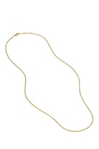 Box Chain Necklace in 18kt Yellow Gold