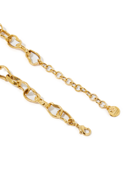 Lutèce Chain, 24k Gold-Plated Brass