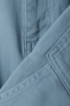 Kids Panel-Detail Cotton Denim Jeans