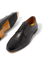 Pana Leather Derby Toe Cap Shoes