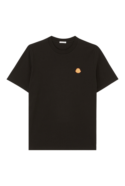 Logo Patch Cotton T-Shirt