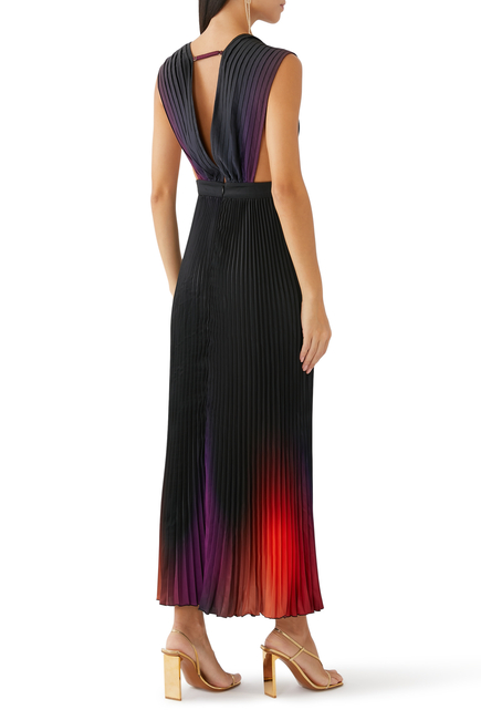Pleated Gala Gown