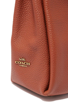 Shay Pebble Leather Shoulder Bag