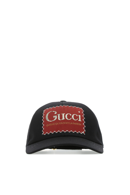 Gucci Label Baseball Cap