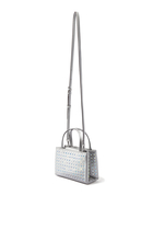 Sam Icon Crystal Embellished Mini Tote Bag