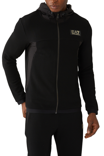 EA7 Gold Series Hooded Jacket