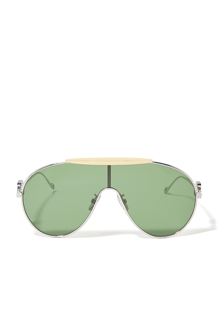 Aviator Shield Sunglasses
