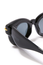 Inflated Round Sunglasses