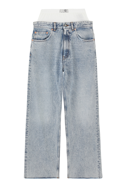 5 Pockets Relaxed Denim Pants