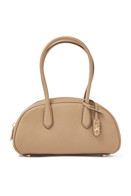 Lulu Small Pebbled Satchel Bag